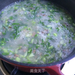 香菇青菜牛肉粥的做法步骤：9