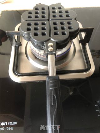 甘蓝杂粮果仁华夫饼的做法步骤：10