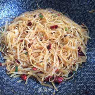 香辣土豆丝的做法步骤：7