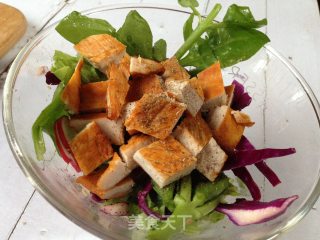 鸡肉油醋沙拉的做法步骤：10