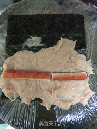 紫菜卷的做法步骤：1