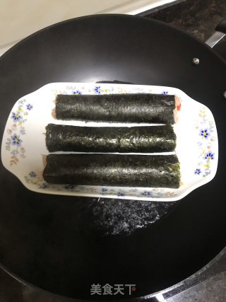 紫菜卷的做法步骤：2