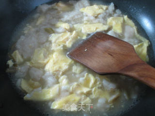 榨菜丝鸭蛋面疙瘩的做法步骤：9
