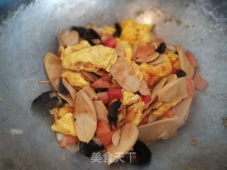 火腿番茄炒饭蛋的做法步骤：18