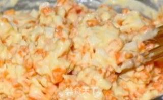 胡萝卜鸡蛋饼的做法步骤：3
