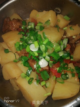 番茄酱牛肉炖土豆的做法步骤：9