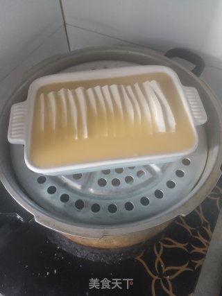 肉末蒸鸡蛋豆腐的做法步骤：6