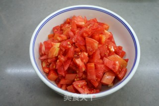 番茄蘑菇肉片汤的做法步骤：5