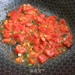 番茄鸡蛋盖浇饭的做法步骤：4