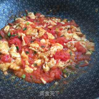 番茄鸡蛋盖浇饭的做法步骤：6