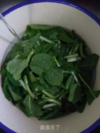 土豆炒菜心的做法步骤：3