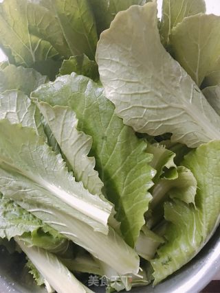 小白菜炒豆皮的做法步骤：2