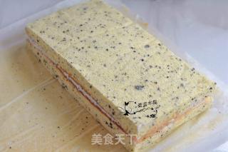 黑芝麻三明治蛋糕的做法步骤：10