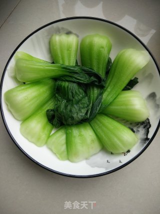 浇汁油菜的做法步骤：3