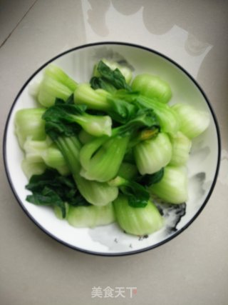 浇汁油菜的做法步骤：4