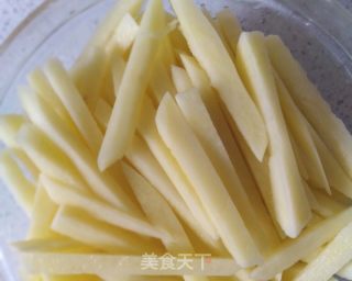 儿童爱心土豆薯条的做法步骤：4