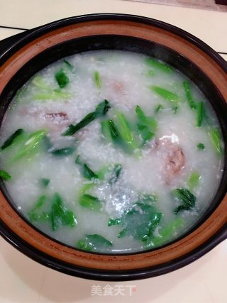 春菜龙骨粥的做法步骤：10