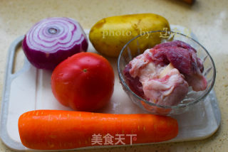 蔬菜炖羊肉的做法步骤：1