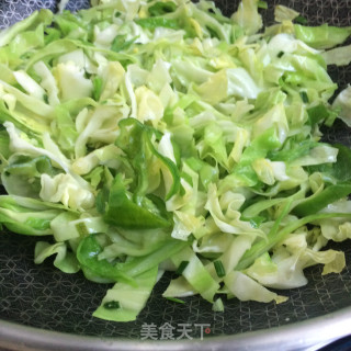 素炒包菜的做法步骤：7