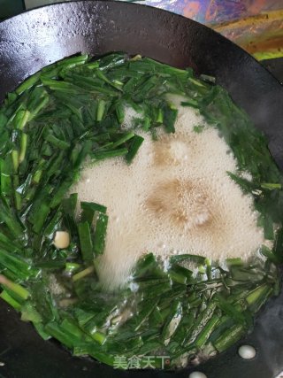 韭菜鸡蛋榆树皮面的做法步骤：6