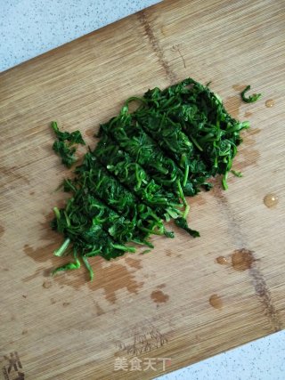 荠菜煎鸡蛋的做法步骤：6