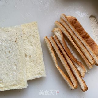芒果酸奶吐司的做法步骤：2