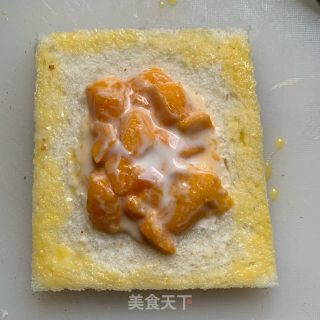 芒果酸奶吐司的做法步骤：3