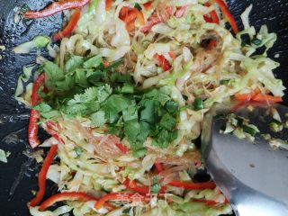 素炒粉丝卷心菜的做法步骤：13