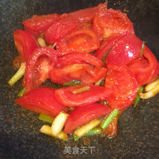 鸡蛋西红柿汤粉的做法步骤：7