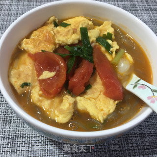 鸡蛋西红柿汤粉的做法步骤：13