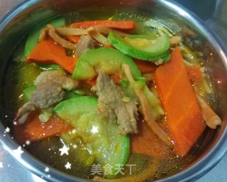 鱿鱼肉片炒翠玉瓜的做法步骤：15