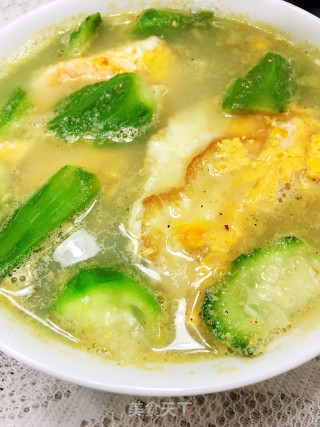 鸡蛋丝瓜汤的做法步骤：9