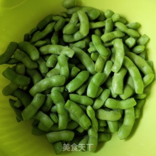 盐水毛豆的做法步骤：4
