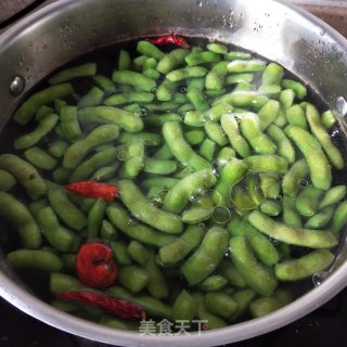 盐水毛豆的做法步骤：6