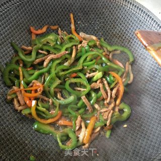 肉丝炒青椒的做法步骤：13