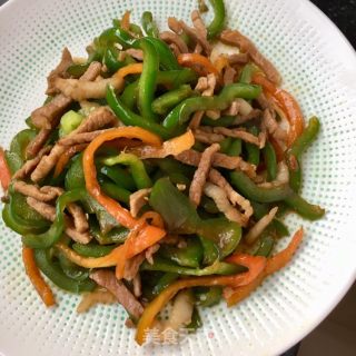肉丝炒青椒的做法步骤：14