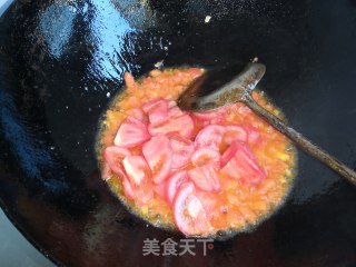 蚝油西红柿金针菇的做法步骤：7