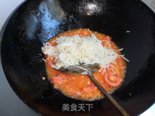 蚝油西红柿金针菇的做法步骤：9