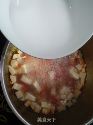 豆腐番茄汤的做法步骤：8