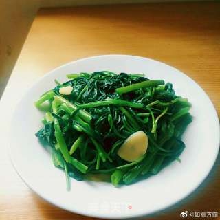 清炒空心菜的做法步骤：7