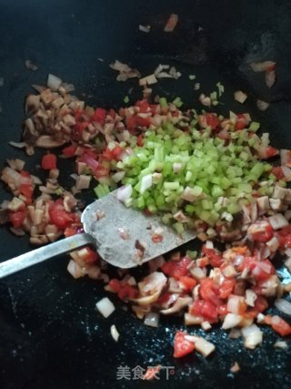 黄金船蛋炒饭的做法步骤：7