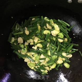 韭菜炒豆瓣的做法步骤：6