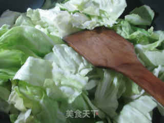 鸡胸肉炒牛心菜的做法步骤：4