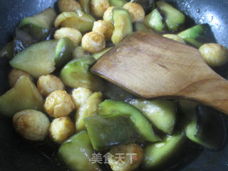 虎皮鹌鹑蛋炒圆茄子的做法步骤：14