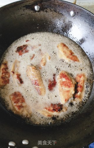 可乐鸡翅的做法步骤：4