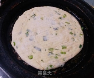烙发面葱花饼的做法步骤：17