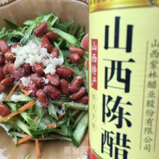 花生拌黄瓜苦菊的做法步骤：17
