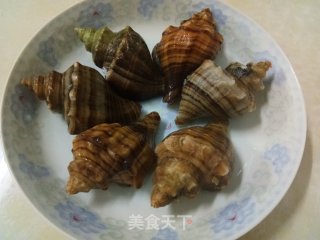 白灼海螺的做法步骤：1