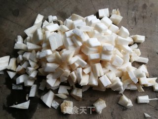肉末蒸香芋的做法步骤：2