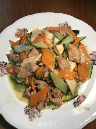 肉炒三片的做法步骤：9